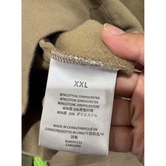 Fear of God Essentials Crewneck Relaxed Fit Oak Sweatshirt Men’s Size XXL - Picture 10 of 12